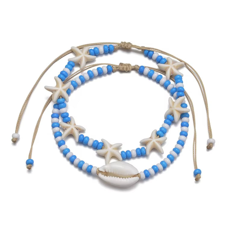 Tour De Cou Ou Bracelet De Cheville New Look : La Touche Bohème En Perles Grenat