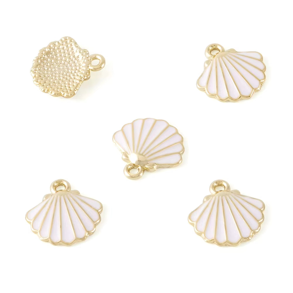 AHANDMAKER Lot De 230 Perles De Coquillage Naturelles Non