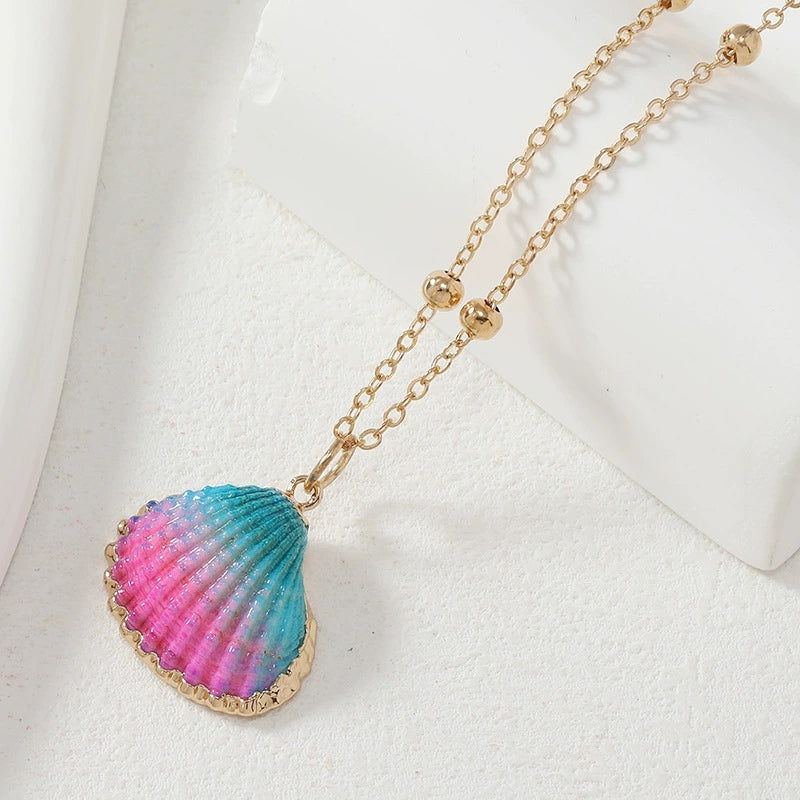 Collier Coquillage Fille Pendentif