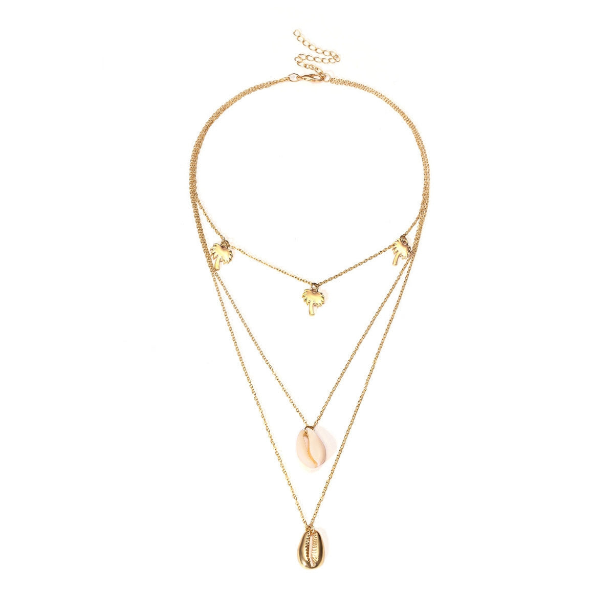 Collier Coquillage Rose et Blanc