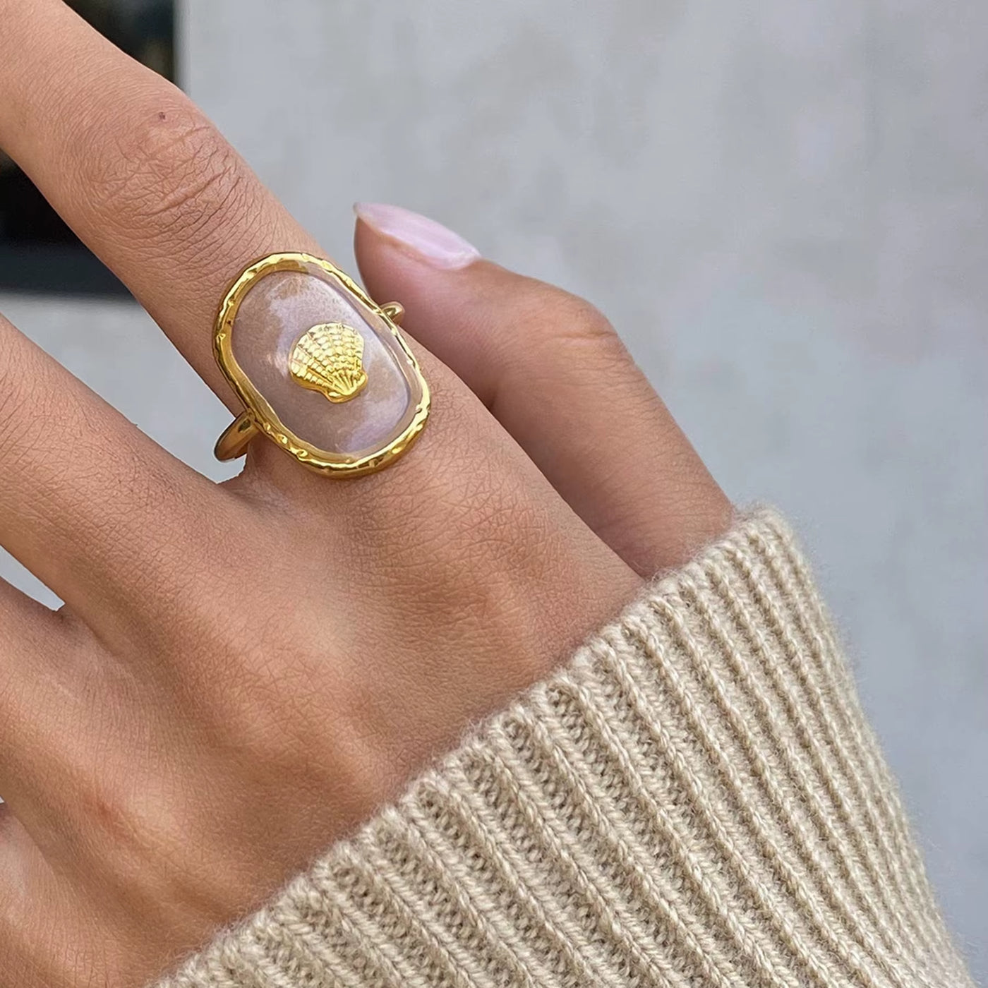 Bague Coquillage Chic