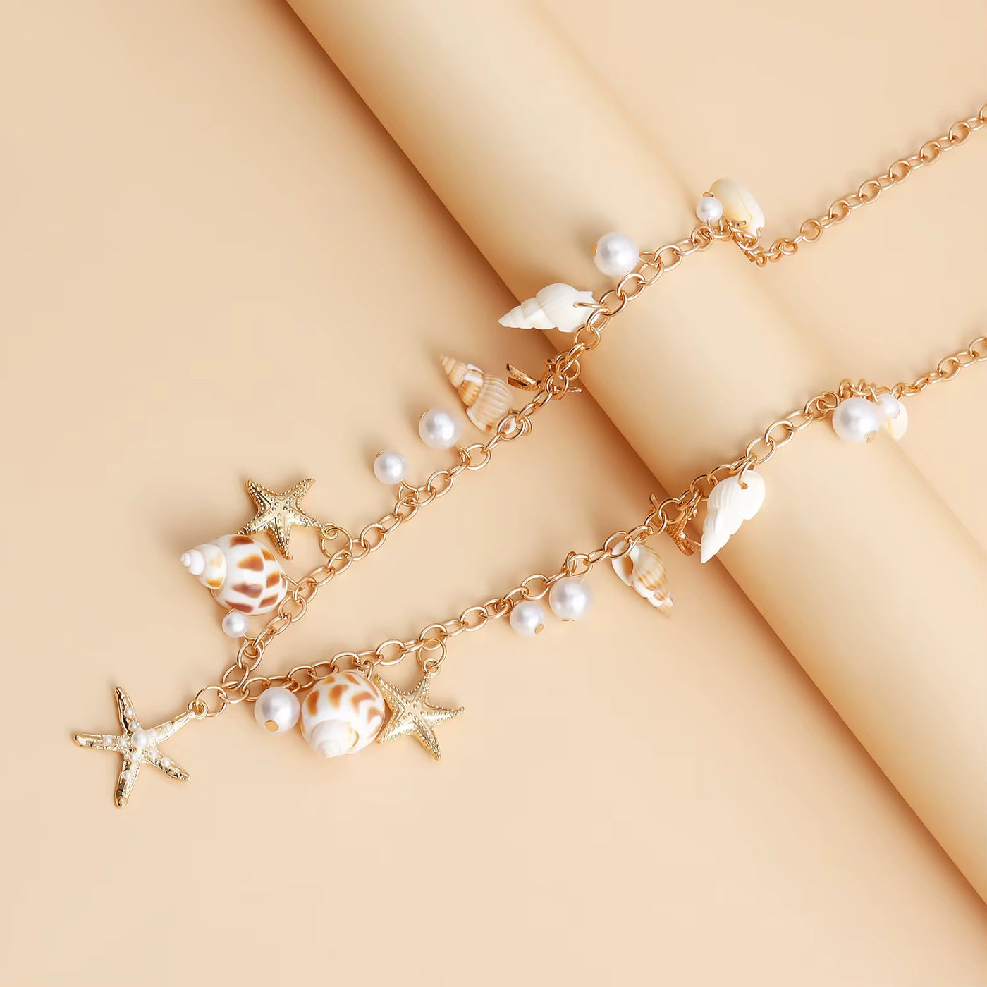 Bijoux de Corps Coquillage avec Perles