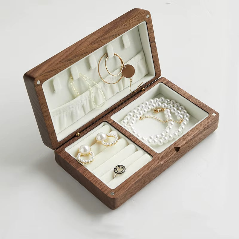 Boîte à Bijoux Vintage en Bois
