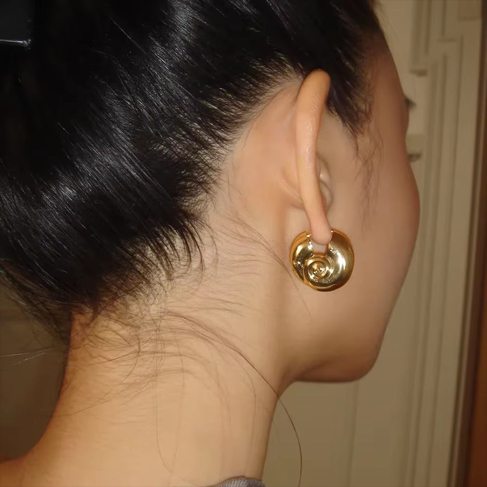 Boucle d’Oreille Coquillage Créole