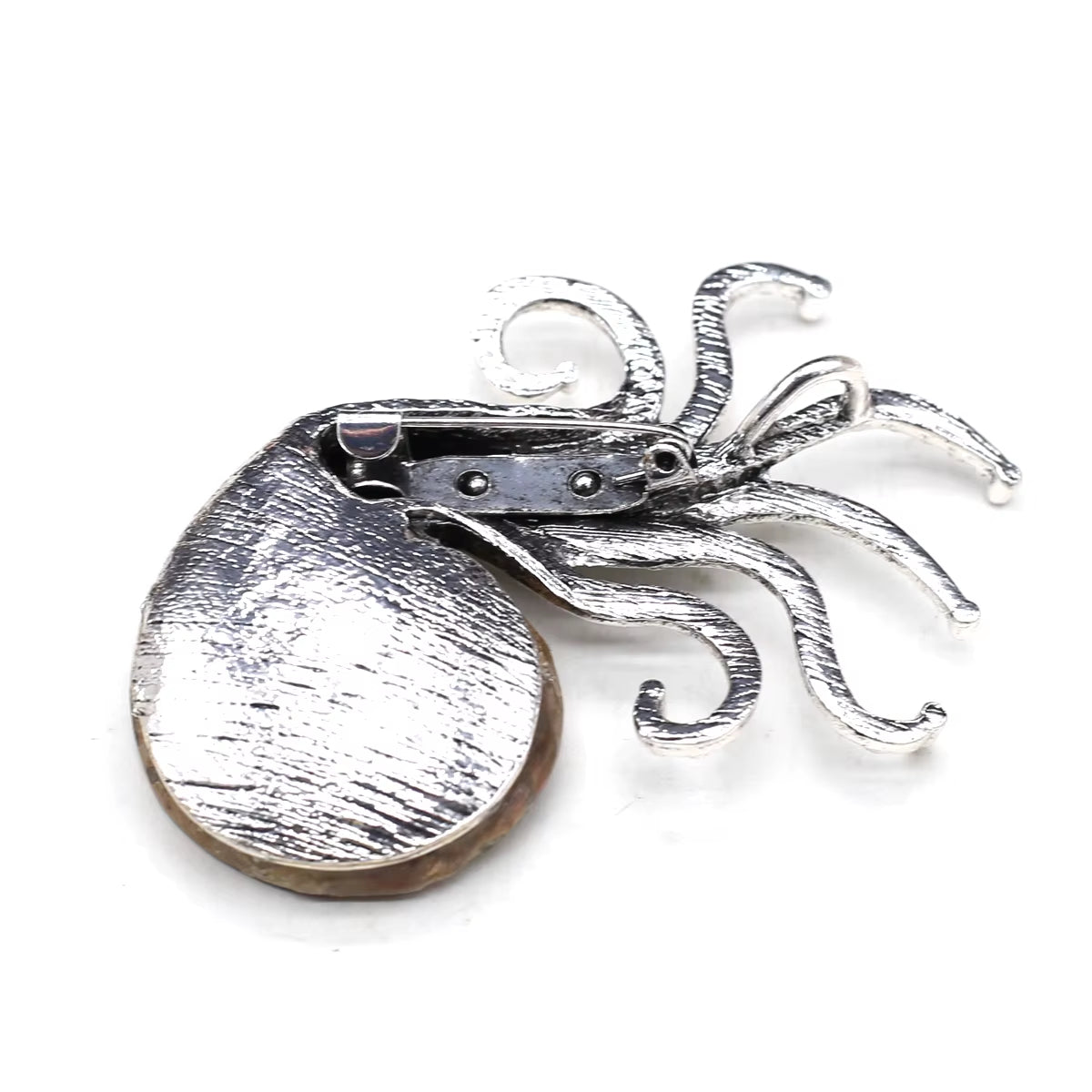 Broche Coquillage Design Poulpe