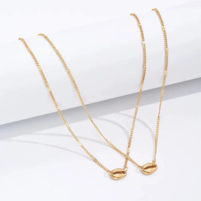 Lot de 2 Bijoux de Corps Coquillage Cauri