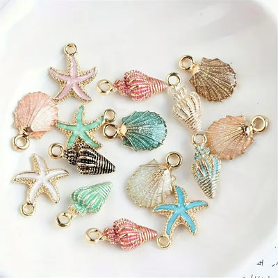 Lot de 30 Pendentifs pour Bracelet Coquillage