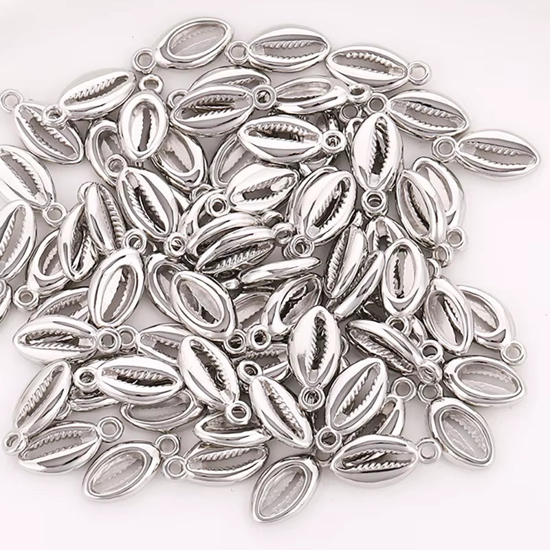 Lot de 50 Perles en Coquillage Design Conque