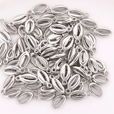 Lot de 50 Perles en Coquillage Design Conque