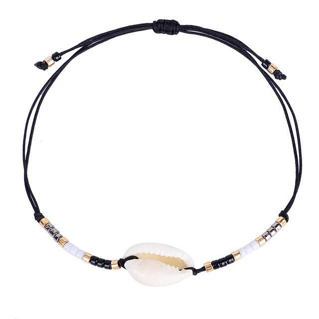 Bracelet Cheville Coquillage Courant