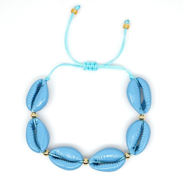 Bracelet Coquillage Bleu