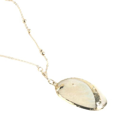 Collier Coquillage Nacre Blanche