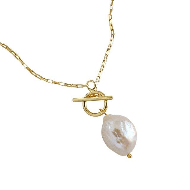 Collier Coquillage Perle Blanche