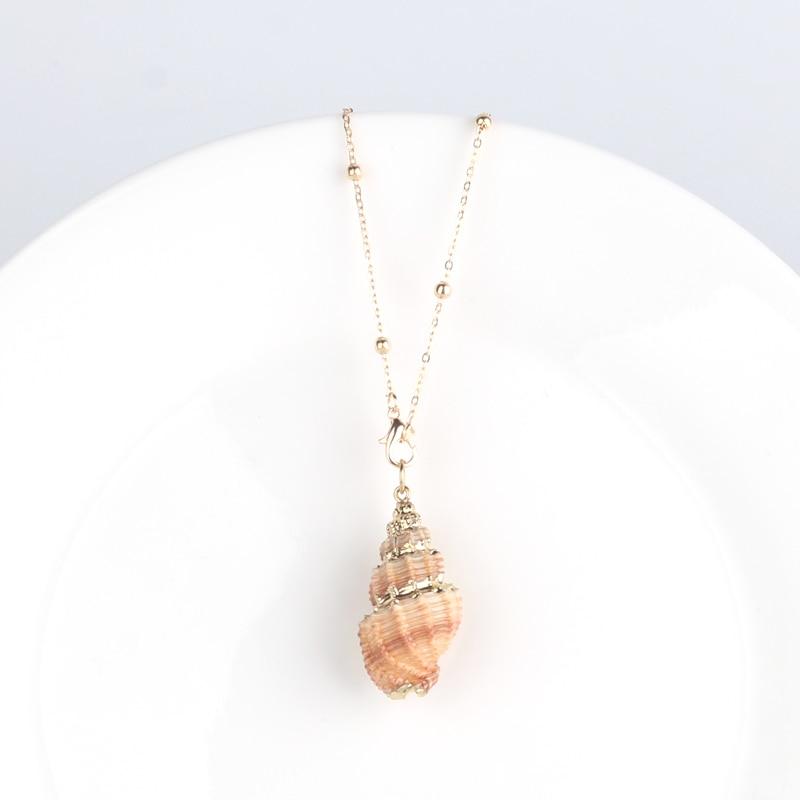 Collier Long Vintage Grappes De Perles Coquillage Crème Et Fleur Bleue - Bohème