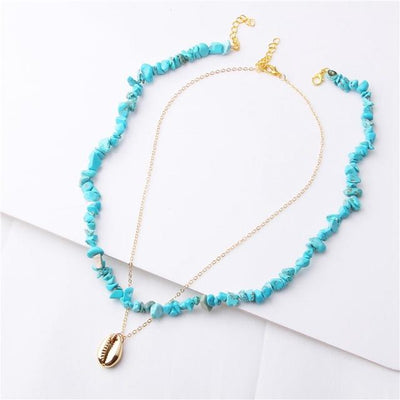 Collier Long Coquillage
